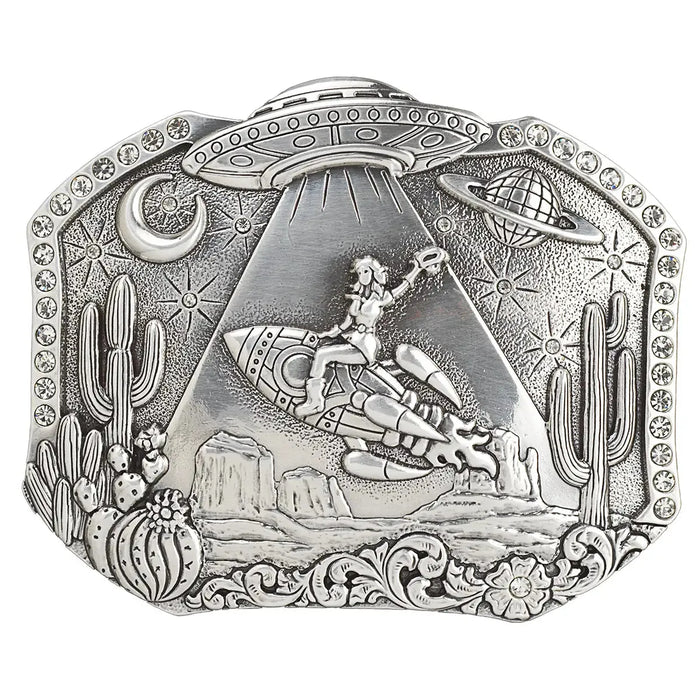 Blazin Roxx Cosmic Cowgirl Rhinestone Buckle
