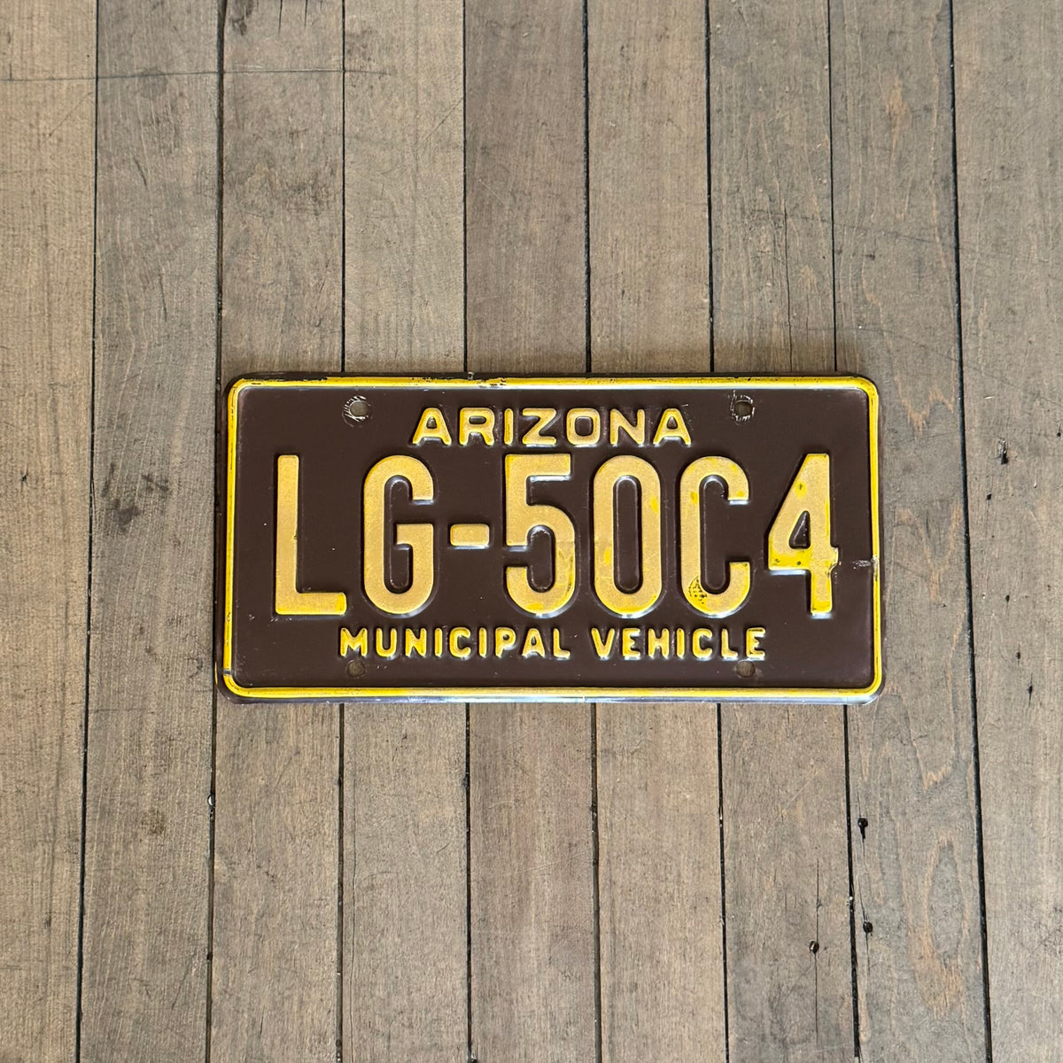 Arizona License Plate