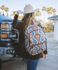 Wrangler Aztec Print Backpack