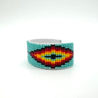Thick Navajo Made Beaded Bracelet