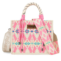 Wrangler Southwestern Print Rope Tote Bag