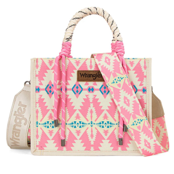 Wrangler Southwestern Print Rope Tote Bag
