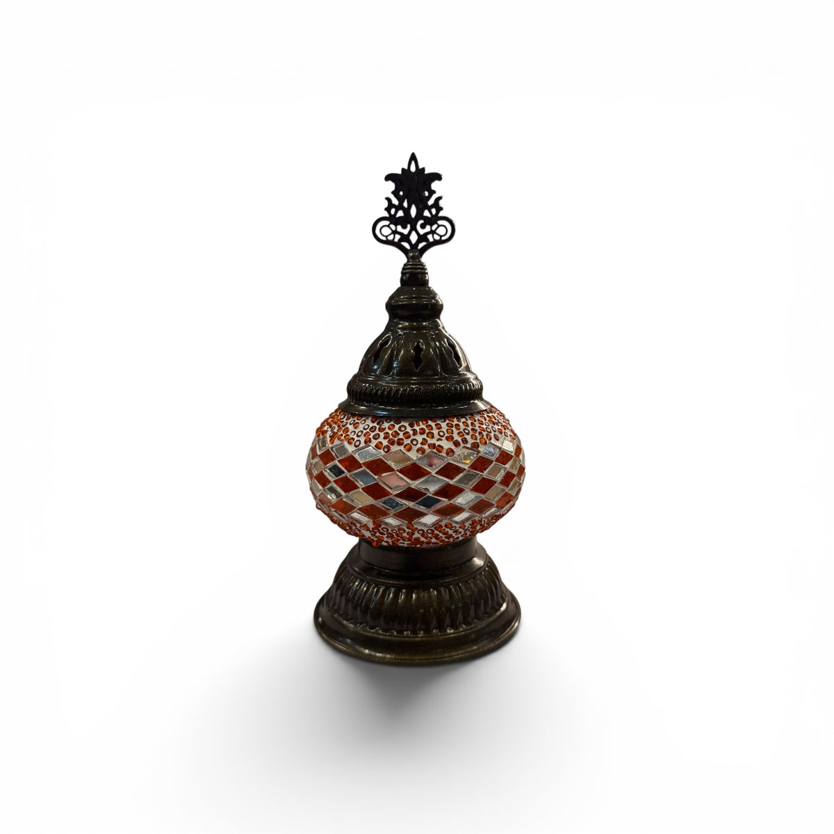 3” Turkish Table Lamp Orange