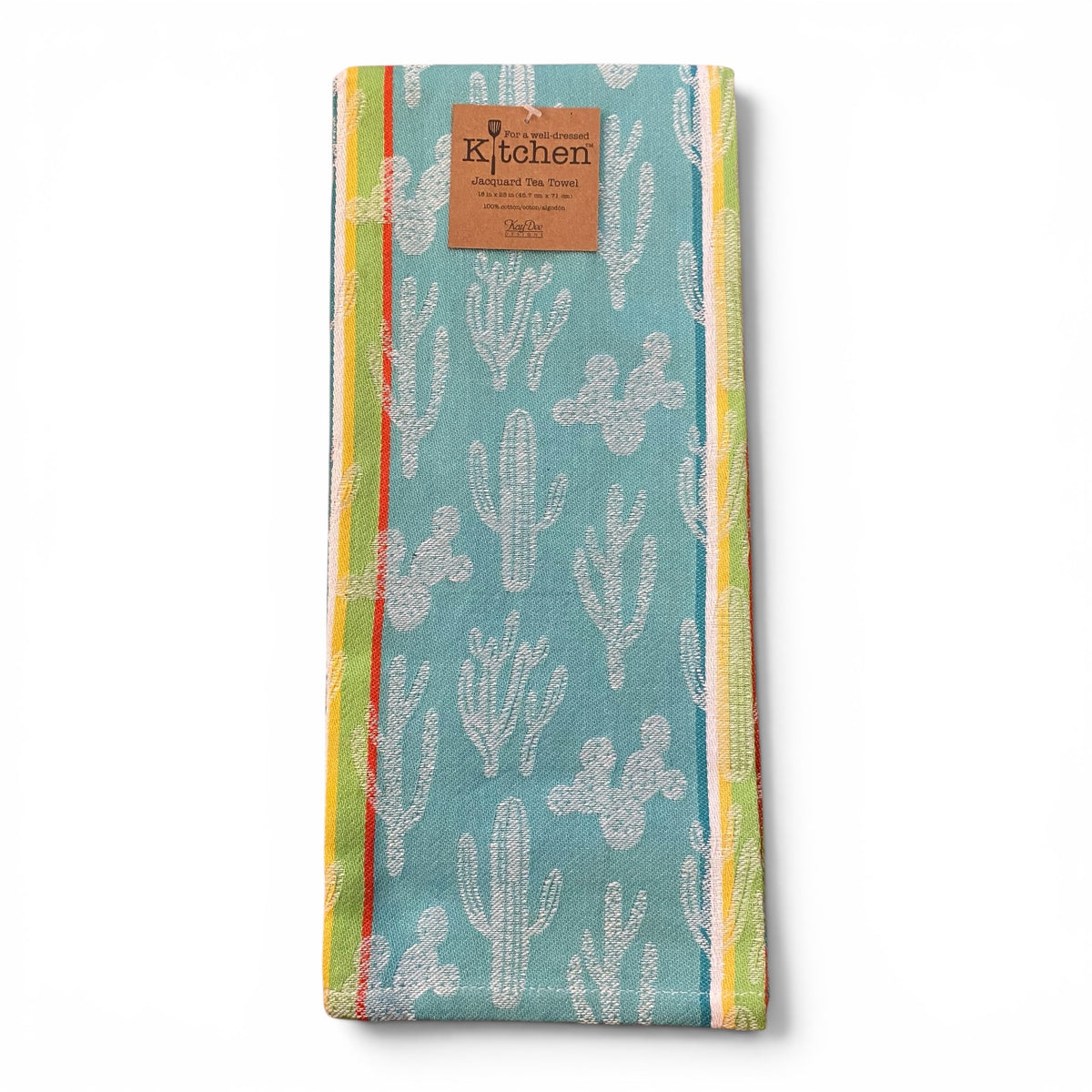 Cactus Garden Jacquard Tea Towel