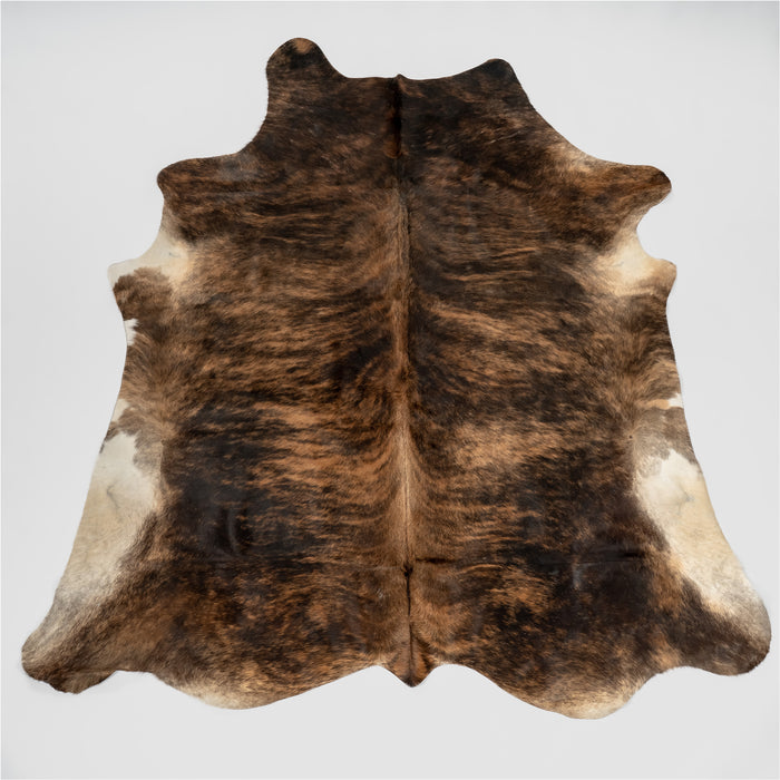 Medium Cowhide Golden Brown With Cream Edges