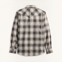 Men’s Pendleton Plaid Snap-Front Western Canyon Shirt - Charcoal Ombré