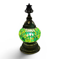 3” Turkish Table Lamp Green