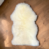 Genuine Sheep Skin Rug - White