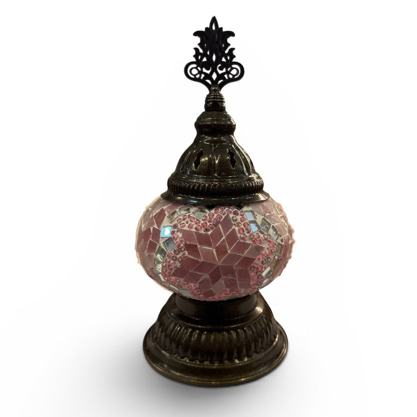 3” Turkish Table Lamp Pink