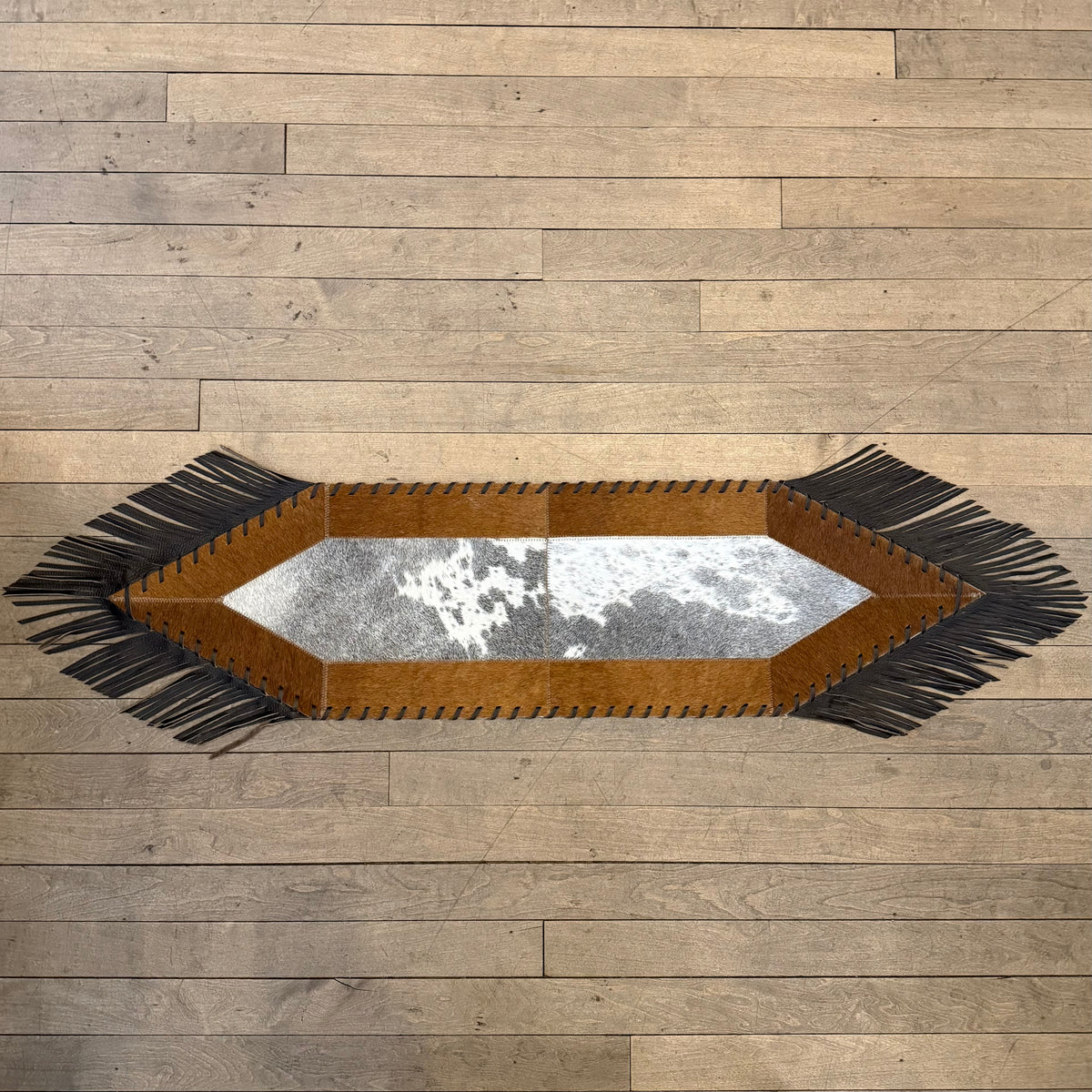 Small Cowhide Table Runners - Plain