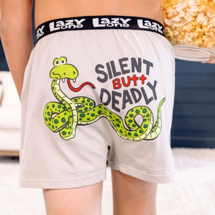 Kid’s Lazy One Silent Butt Deadly Boxers