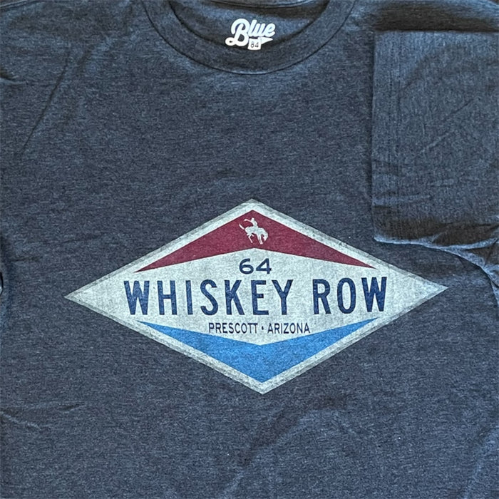 Whiskey Row Bronco Heather Black Prescott, AZ T-Shirt