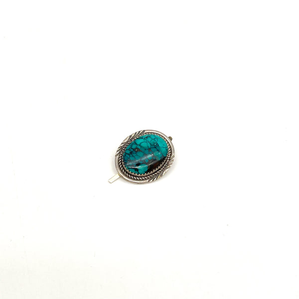Sterling Silver Turquoise Hat Pin
