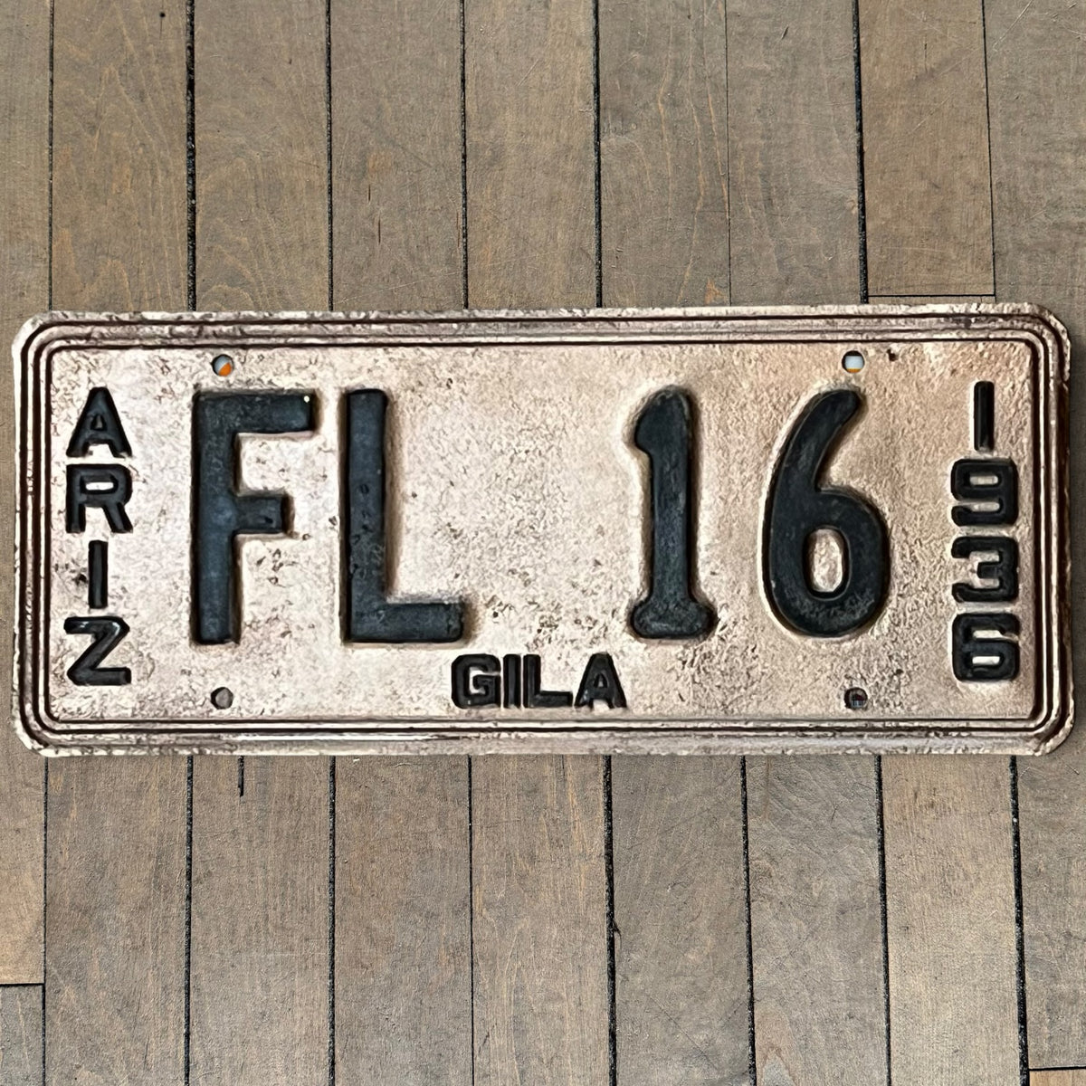 Arizona License Plate- Copper