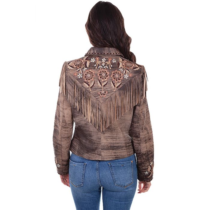 Scully Embroidered Fringe Jacket