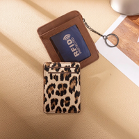 Small Card Case Keychain With Detachable Card Holder