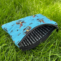 Lazy J Small Makeup Bag
