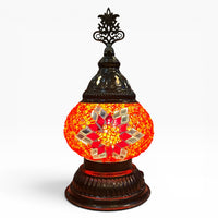 3” Turkish Table Lamp Red