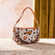 Wrangler Leopard Print Canvas Shoulder Bag with Chain Strap