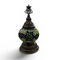 3” Turkish Table Lamp Green