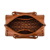 Wrangler Stitch Detail Classic Barrel Satchel/Crossbody Bag