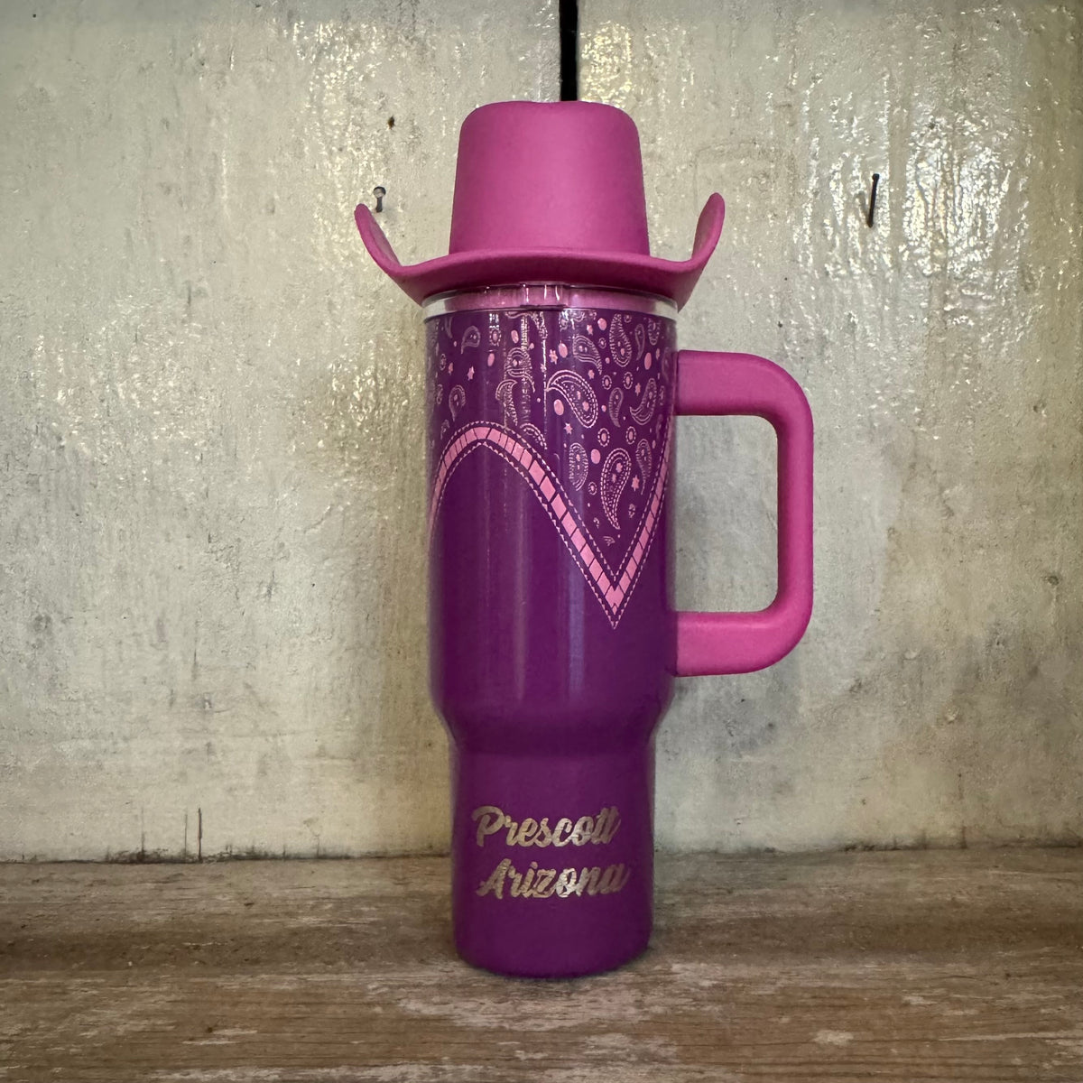 Prescott Bandana/Cowboy Hat 4.5oz Tumbler