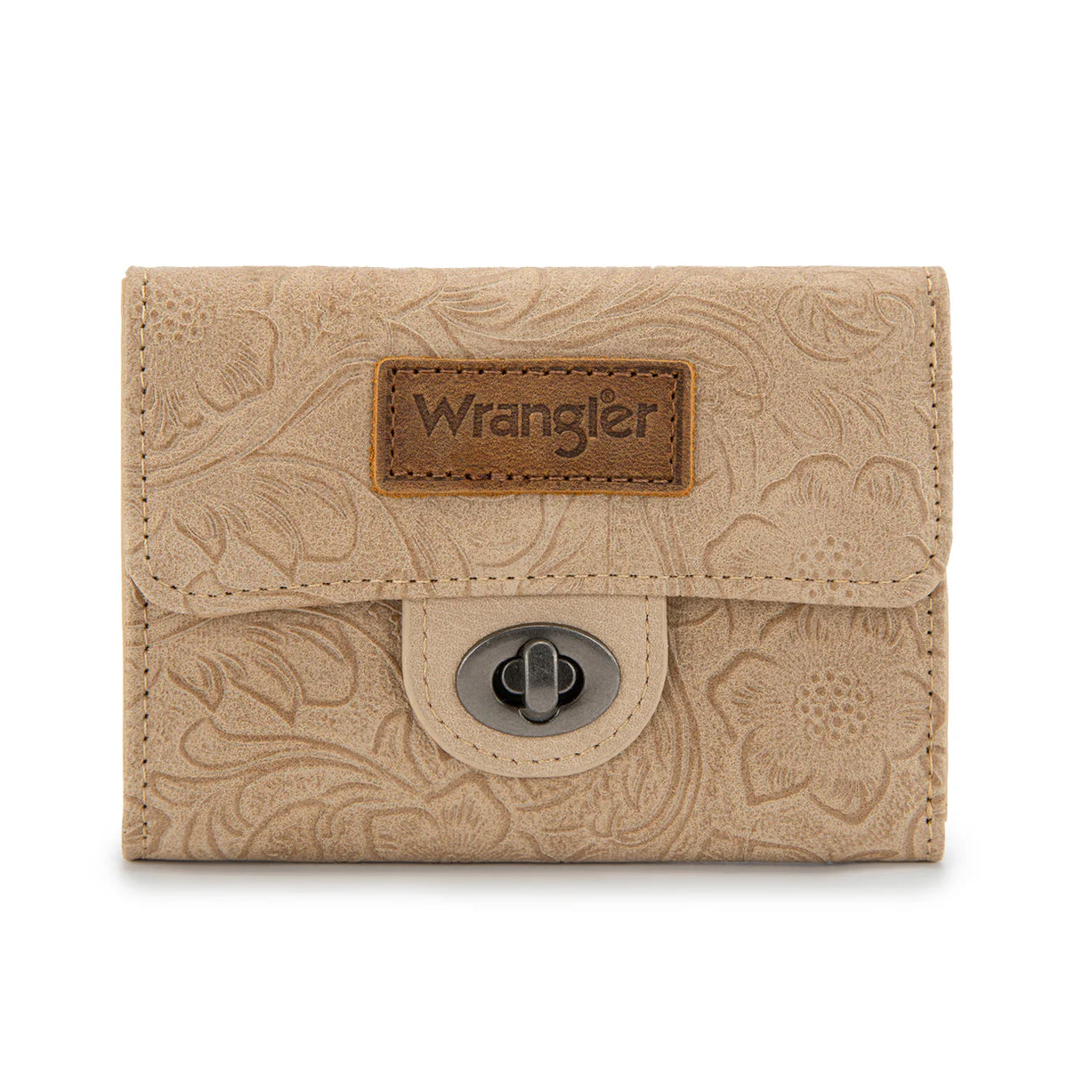 Wrangler Floral Embossed Trifold Wallet