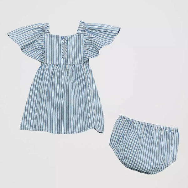 Little Girls Mini Stripe Dress