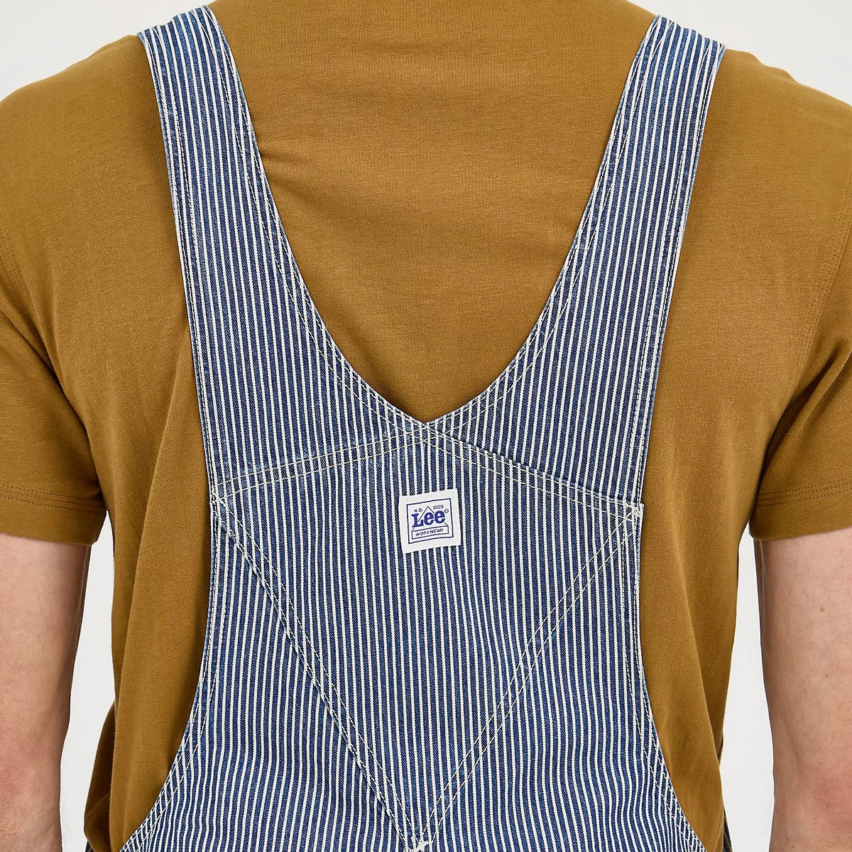 Men’s Lee Railroad Stripe Workwear Bib Overall