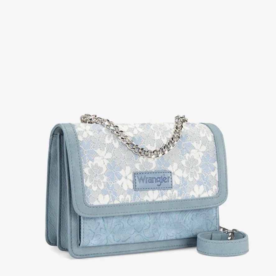 Wrangler Vintage Petal Floral Chain Shoulder Bag
