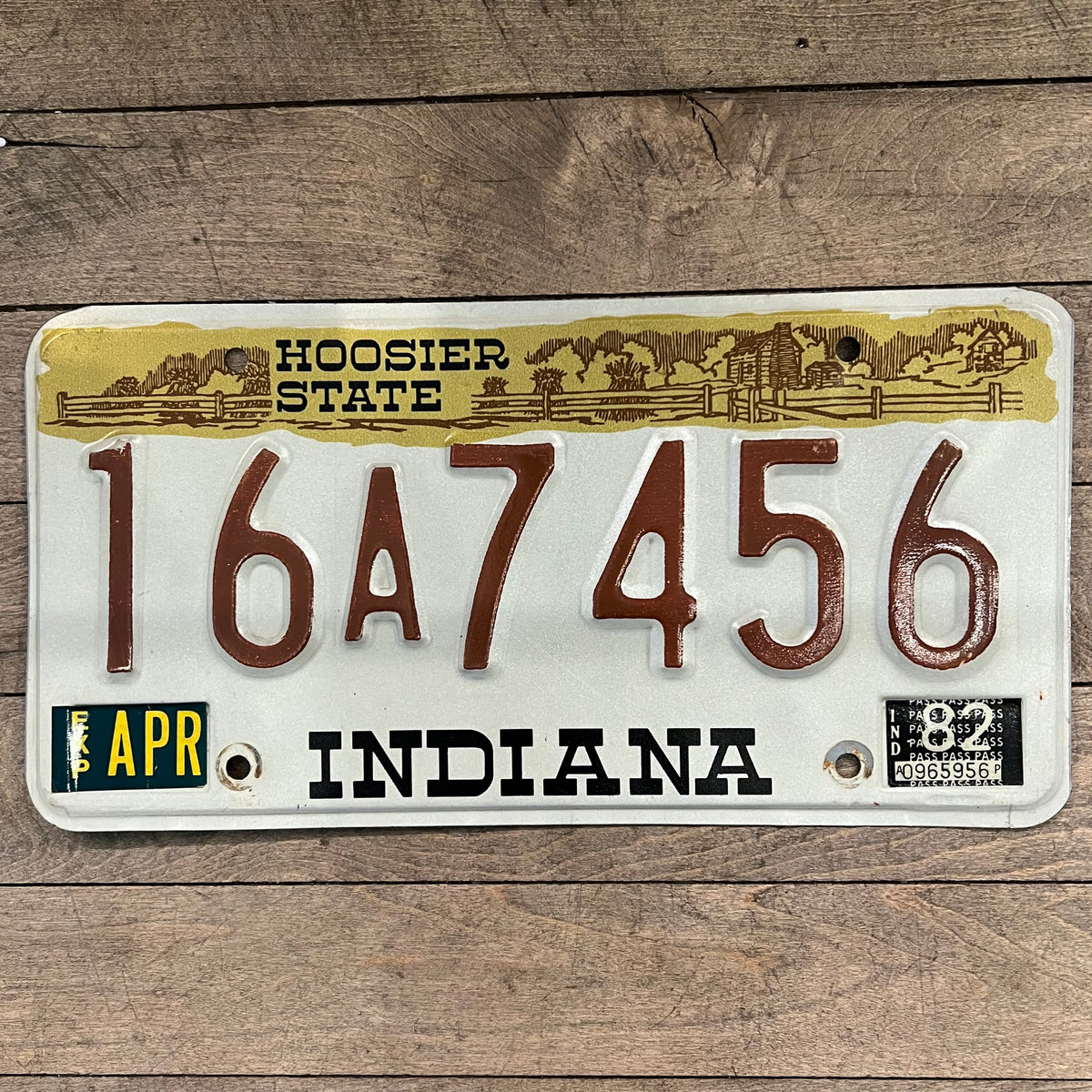 Indiana License Plates