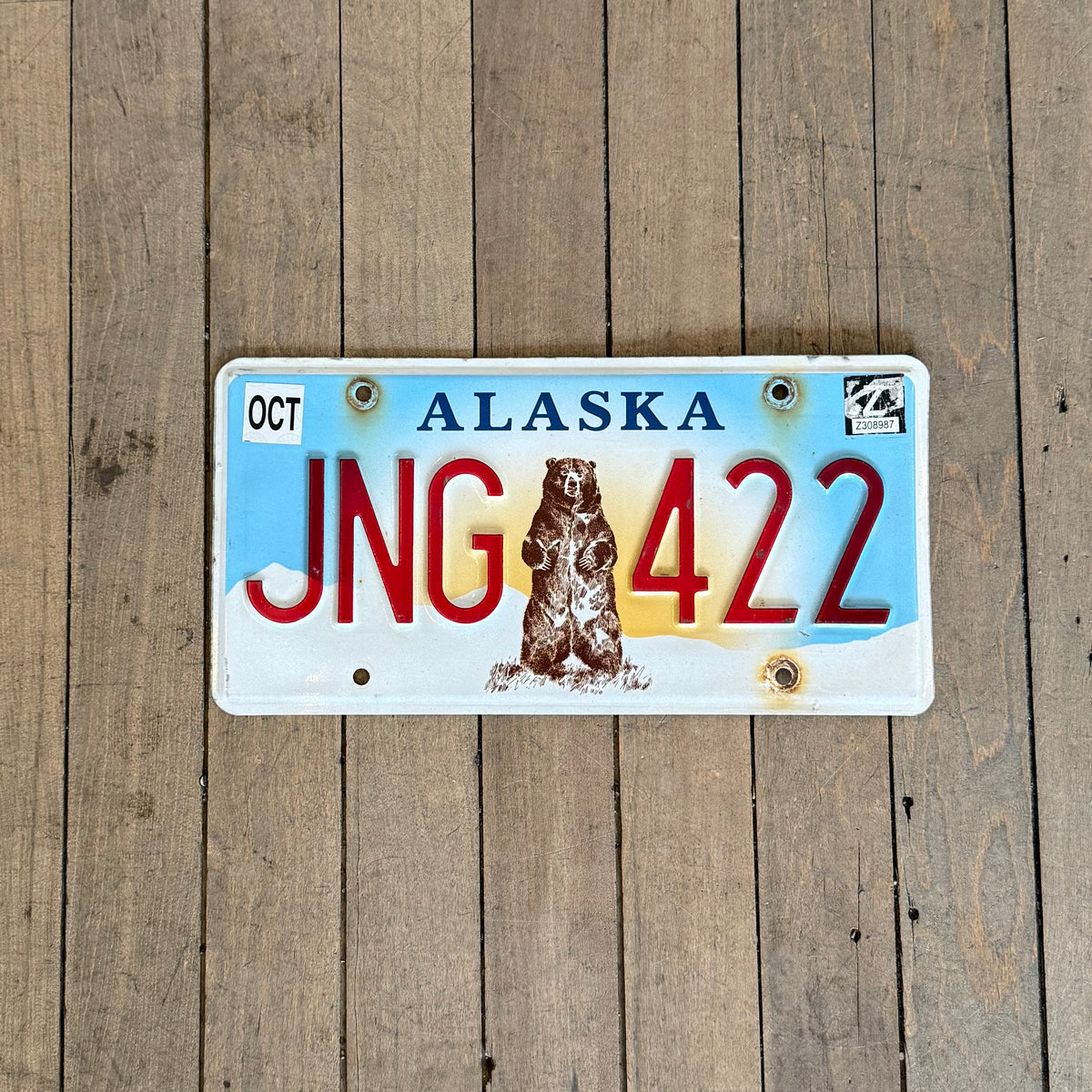 Alaska License Plate