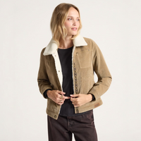 WOMEN'S PENDLETON WIND RIVER CORDUROY TRUCKER JACKET-OLD OAK
