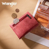 Wrangler Floral Embossed Trifold Wallet