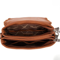 Wrangler Whipstitch Leopard Print Crossbody