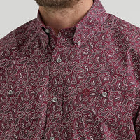 Wrangler George Strait Long Sleeve Button Down Two Pocket Shirt