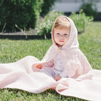 Kid’s Pink Knit Cape