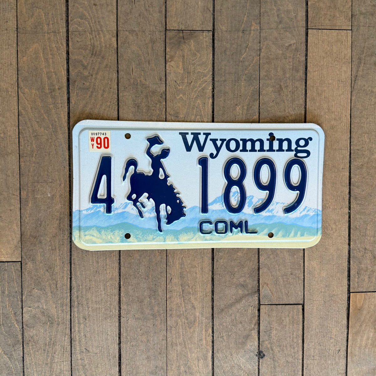Wyoming License Plate