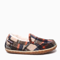 Tempe Brown Autumn Plaid Minnetonka Moccasin