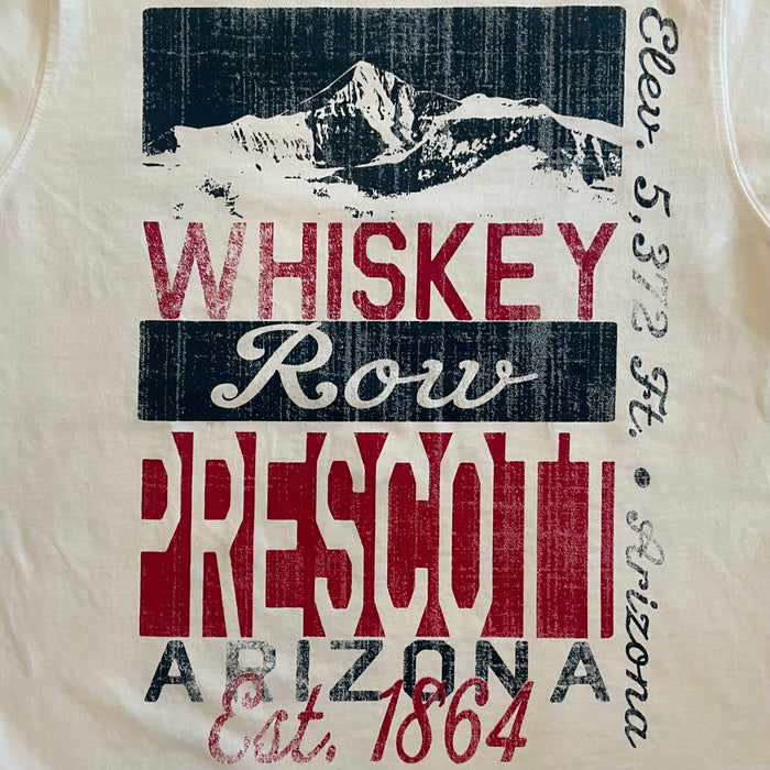 Whiskey Row Ivory Long Sleeve T-Shirt