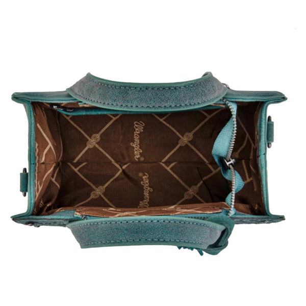 Wrangler Western Tooled Tote Crossbody
