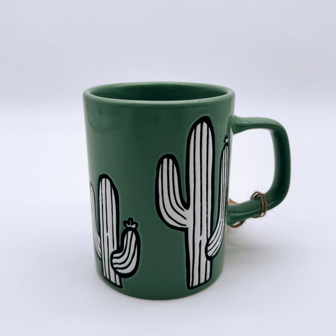 Jade, Black & White Cactus Mug