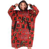 Don't Wake The Bear Blanket Hoodie