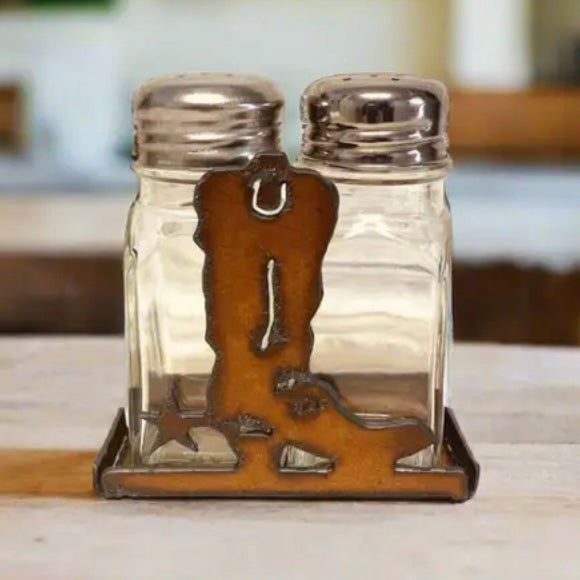 Arizona Made Metal Salt and Pepper Shakers