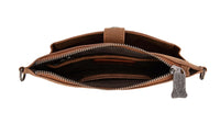 Trinity Ranch Floral Aztec Tooled Collection Clutch/Crossbody