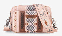 Wrangler Aztec Printed Crossbody Purse