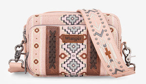 Wrangler Aztec Printed Crossbody Purse