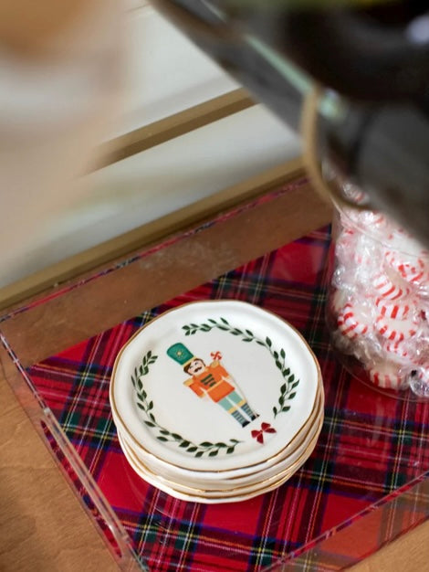 Nutcracker Tidbit Plates