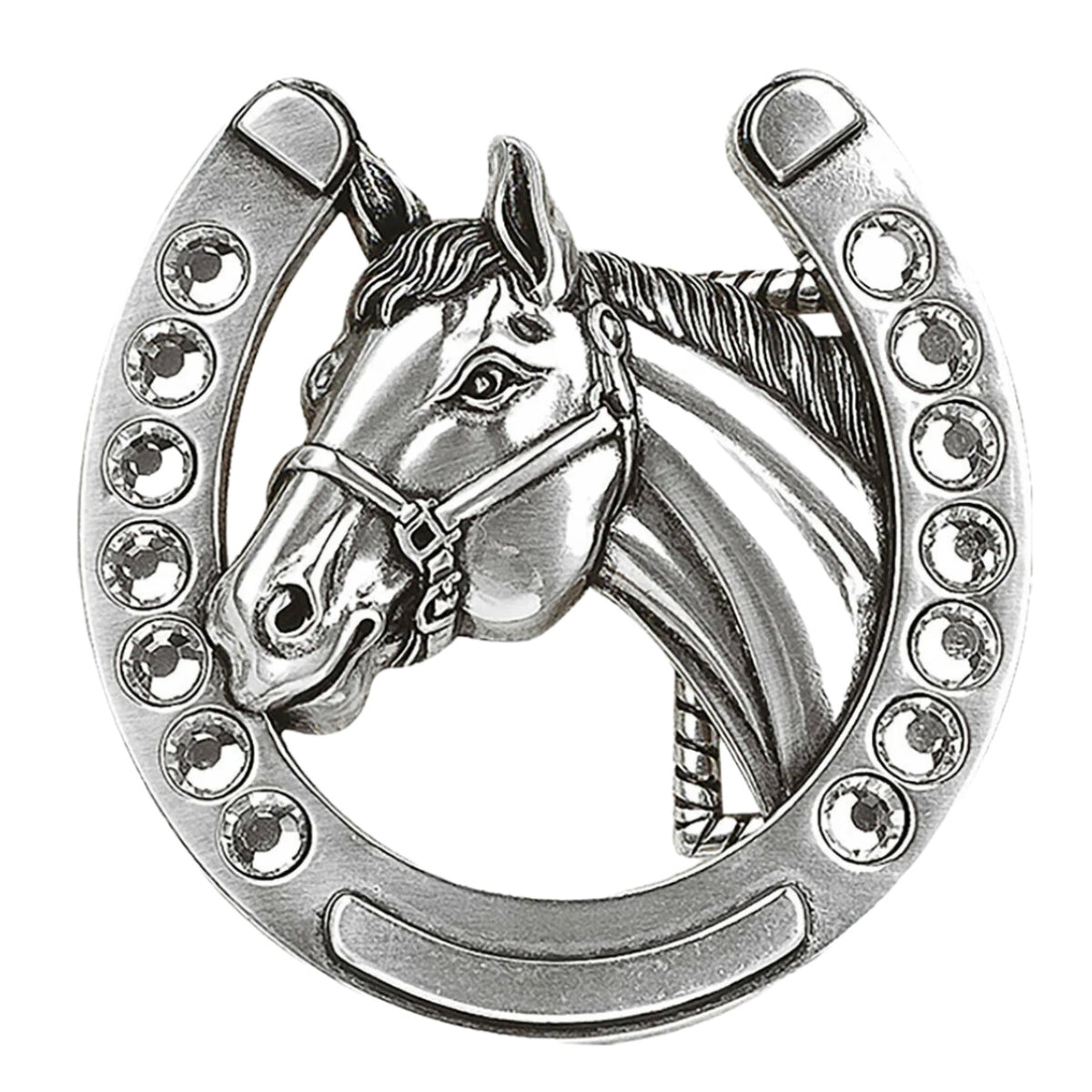 Blazin Roxx Women's Horse In Horseshoe Buckle