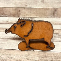Made In Prescott Metal Javelina Yard Art